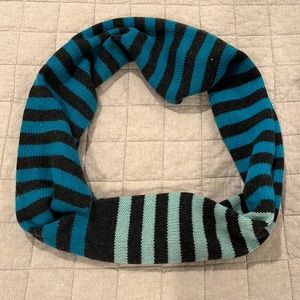 Halogen Cashmere Striped Infinity Scarf